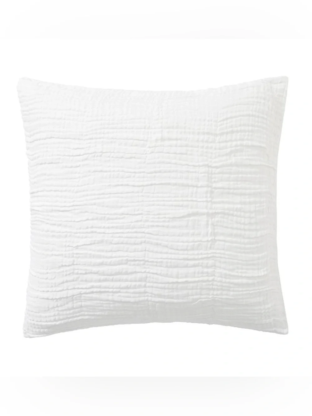 Pottery Barn • NWT Euro White Cloud Linen Pillow Sham 26x26